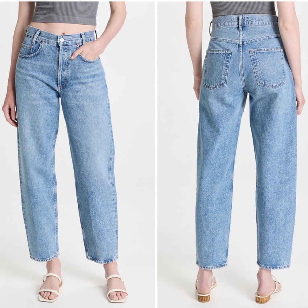 AGOLDE - High Rise Baggy Taper Jean, size 26